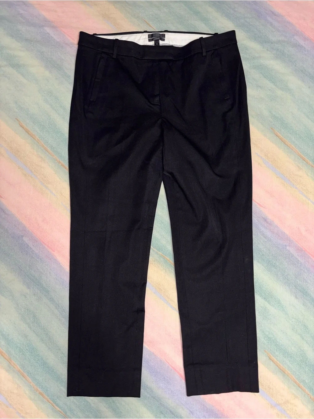 J. Crew Martie Pants  in Bi-Stretch Cotton black size 14